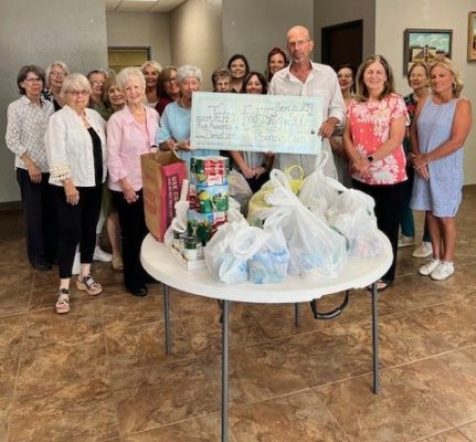 GFWC-OK Waurika Sorosis Club participates in National Day of Service