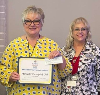 McAlester Fortnightly receives awards